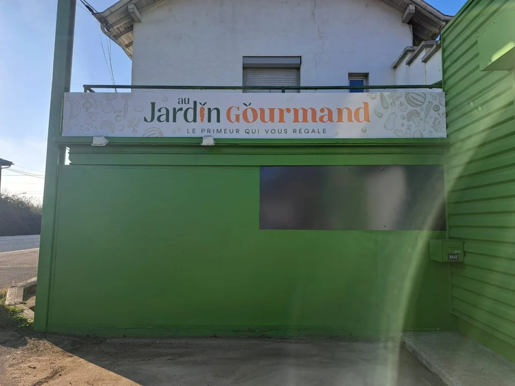 Jardin gourmand – enseigne