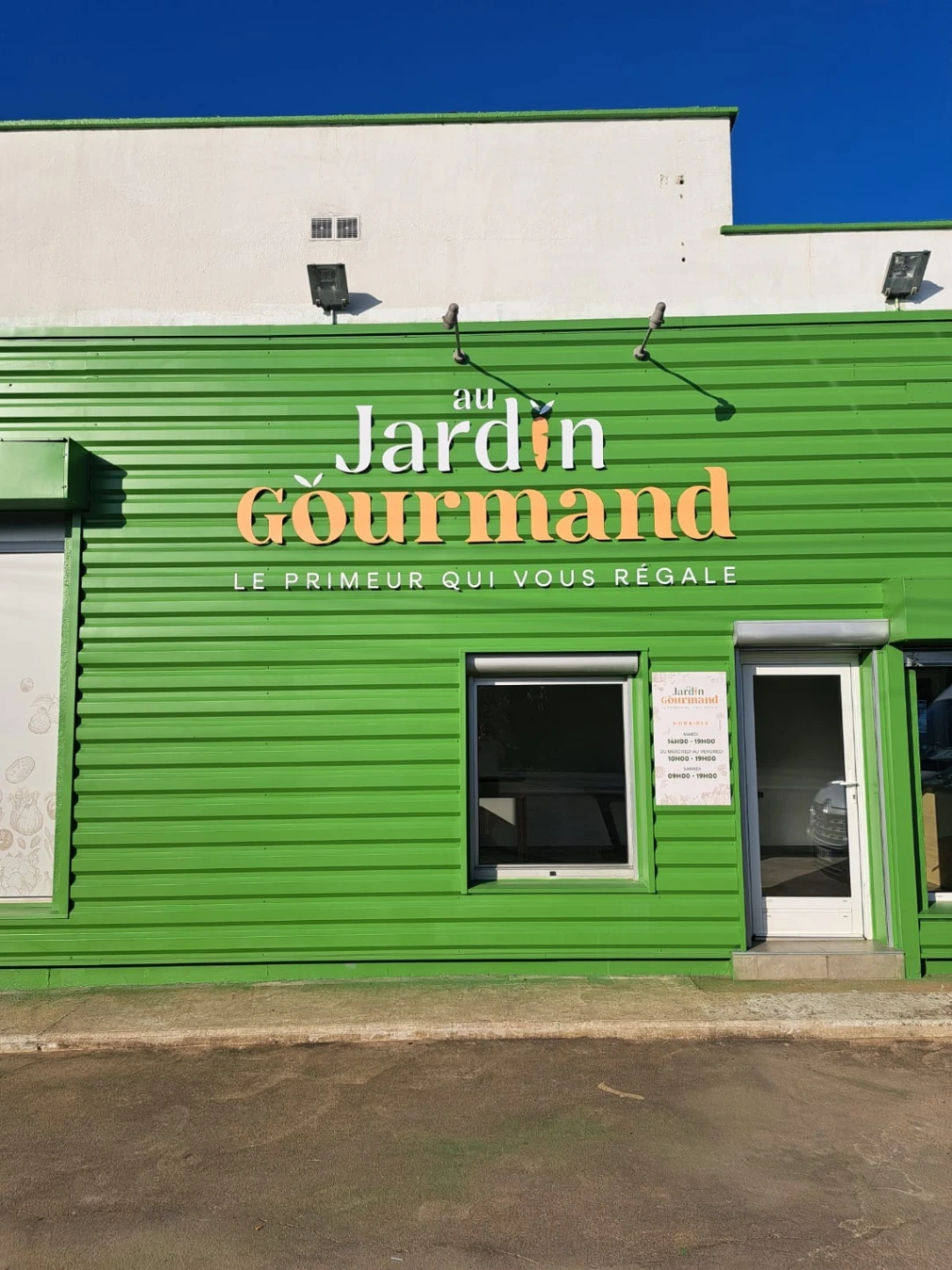 Jardin gourmand – enseigne