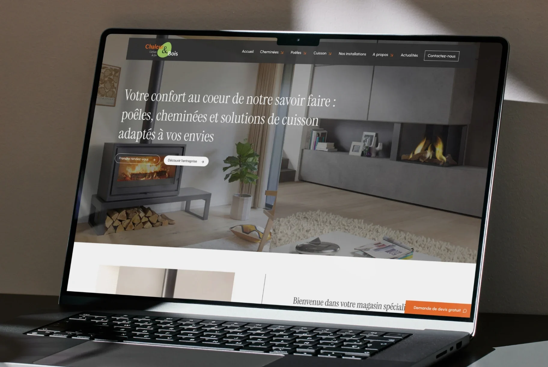 Chaleur et bois – site