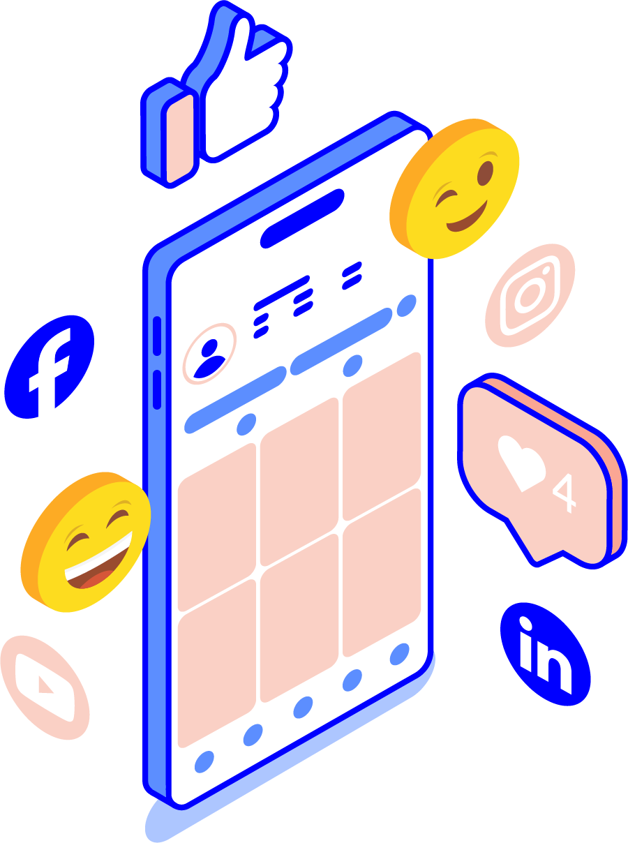 Illustration reseaux sociaux
