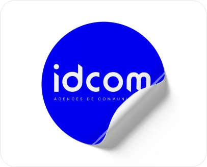 Sticker publicitaire